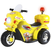 Мотоцикл трехколесный на аккумуляторе (желтый)