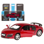 Машинка металл. 1:43 Audi R8 GT, красный, инерция, откр. двери, в/к 17,5*12,5*6,5 см