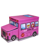 Контейнер для хранения детских игрушек, 54х27х31 см, &quot;Автобус 2&quot; (арт. ZW36)