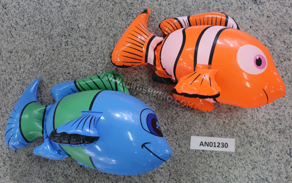 Игрушка надувная для плавания (38х25см) "Рыбка", 2 цвета Арт. AN01230