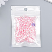 Бусины для творчества пластик &quot;Круглые. Розовая пудра&quot; d=3-8 мм, набор 10 гр   7459612