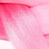 Канекалон двухцветный 60см 100гр ZUMBA гофр BY37 малиновый-светло-розовый подложка QF 5267981