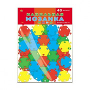 Мозаика напольная 40 эл. (диаметр 35 мм.) (4 цвета, мини)