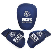 Боксерский набор №7 (лапа и перчатки) ткань
