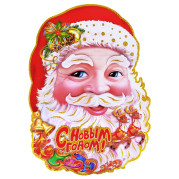 Наклейка 897-1Bj "Дед Мороз" в пакете
