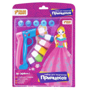 Набор для творчества "Принцесса" с жидким пластилином, 6 цветов, пистолет