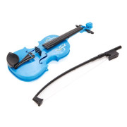 Скрипка голуб., 25 см, пакет
