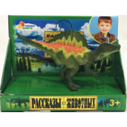 Игрушка пластизоль Динозавр Спинозавр 13*4.5*6.5см, индив. дисплей бокс в кор.2*72шт