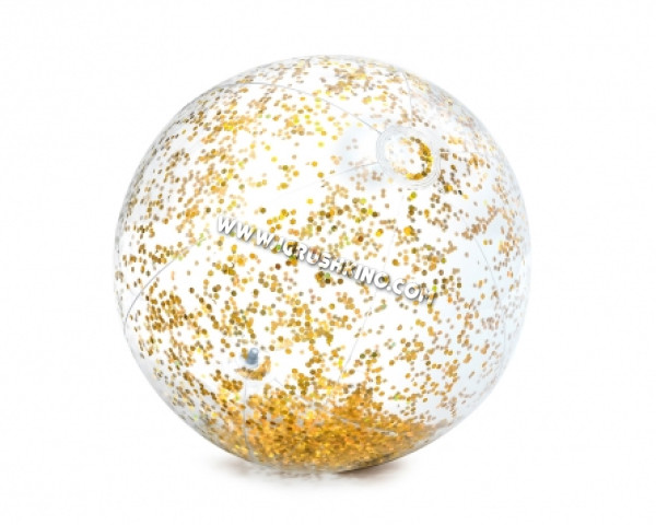 Мяч пляжный 71 см. Прозрачный блеск (2 вида) INTEX Новый дизайн. Арт. 58070NP