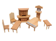 Набор игрушечной мебели деревянной. ГОСТИНАЯ (7 предметов) (Арт. ИД-9882)