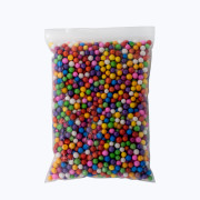 Мелкие Пенопластовые шарики для слаймов (упак. 14x19 см, Мультицвет)