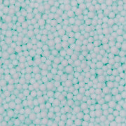 Мелкие Пенопластовые шарики для слаймов (упак. 10х15 см, Нежно-Мятные)