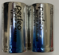 Батарейки Perfeo LR20 Super ALKALINE 2SH (алкалиновые)