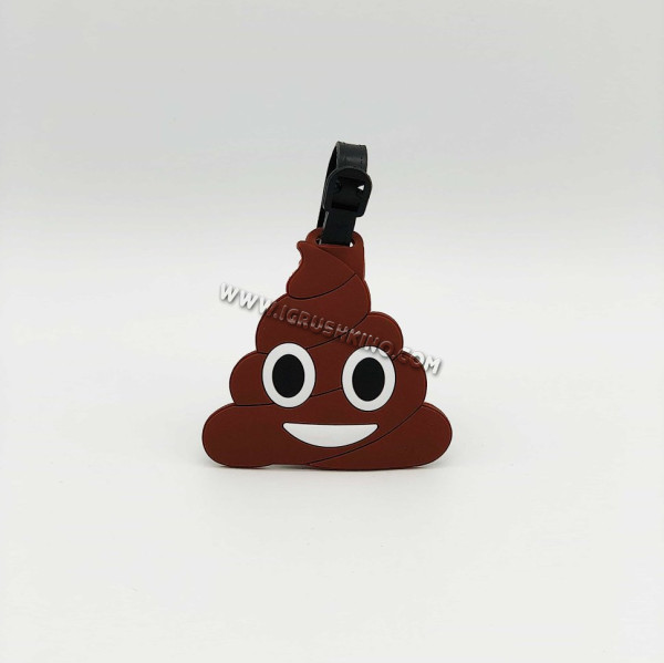 Бирка для багажа "Emoji", brown