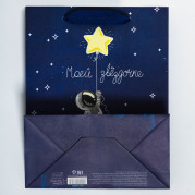 Пакет подарочный вертикальный «Моей звездочке», MS 18 х 23 × 10 см