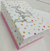 Коробка подарочная "Happy Birthday" 26 х 17 х 10 см