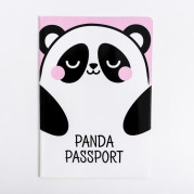 Обложка на паспорт ПВХ &quot;Панда&quot;: размер 13,5 х 9,2 х 0,2 см 4331503