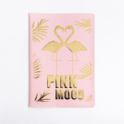 Обложка на паспорт ПВХ с тиснением &quot; Pink mood&quot; 4331495