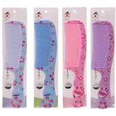 Расческа классическая с ручкой "Fashion hair - Фламинго", микс 4 цвета