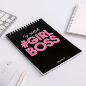 Скетчбук "#Girl boss"  А5, 40 листов 4845837