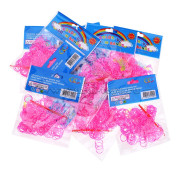 Резинки для плетения браслетов цена за шт. (набор 12шт.) в пакете
