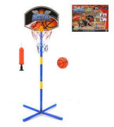 Набор напольный баскетбол, стойка высота 124 см, щит 35*25 см, мяч, насос, коробка