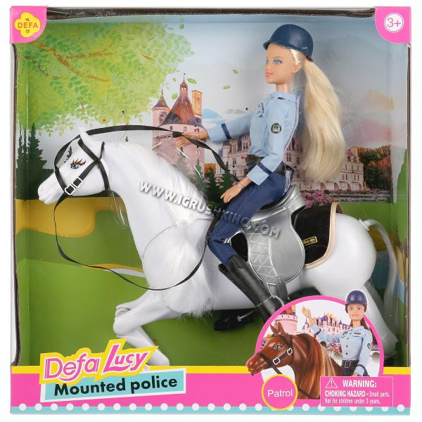 Кукла гнущаяся, с лошадью, в ассорт. в кор. в кор.2*12шт