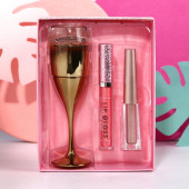 Подарочный набор: парфюм, глиттерные тени и блеск для губ "More sparkle, please!" 5040656