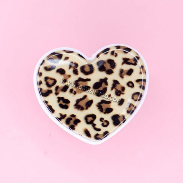 Попсокет "Heart",  leopard