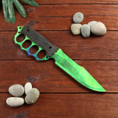 Сувенир деревянный нож 4 модификация, 5 расцветов в фасовке, МИКС 4833296