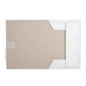 Папка для бумаг с завязками картонная STAFF, гарантированная плотность 220 г/м2, до 200л, 126525