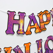 Карнавальный набор "Happy Halloween" паутина, гирлянда   5119928