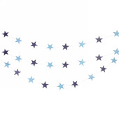 Растяжка "Звездное небо" 4 м, синий