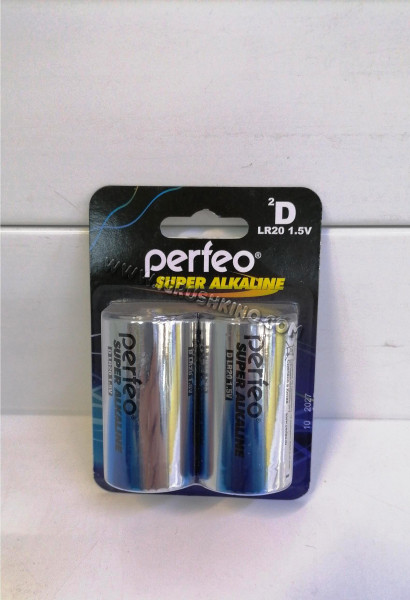 Батарейки Perfeo LR20 Super ALKALINE 2BL (алкалиновые)