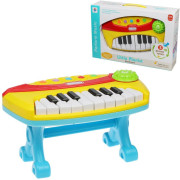 Пианино дет. 16 клавиш, свет, звук, ноты, батар.AA*3шт. в компл.не вх., кор.