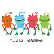 Игрушка лягушка со светом, 4 цвета, в дисплее уп-12шт в кор.12уп