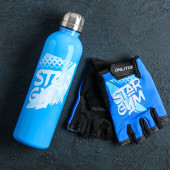 Набор "Star gym" перчатки 10 х15 х1 см, бутылка для воды 600 мл   3736977