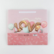 Пакет ламинированный «Любовь», M 30 × 26 × 9 см        7183903