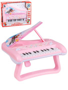Детский синтезатор со стойкой, свет, звук, голоса животных, муз.инструменты, в/к 32,5 х 26 х 8,5 см