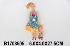Беременная кукла (6х4х27,5 см) Дружная семья 2 (с малышкой) (арт. 1708505)