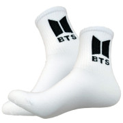 Дизайнерские носки серии Вдохновение "Кей-поп-идолы BTS", р-р 35-39 (белый)