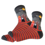 Дизайнерские носки серии Мир Хаяо Миядзаки "Унесенные призраками", р-р 36-40 (красный)