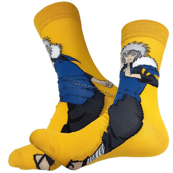 Тематические носки серии Наруто "Тобирама Сенджу", р-р 38-44 (желтый)