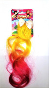 Прядь волос на заколке (желт/фуксия) СКАЗОЧНЫЙ ПАТРУЛЬ цена за шт. (набор 10шт.)
