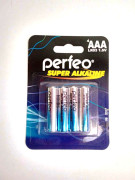 Батарейки Perfeo LR03 Super Alkaline 4BL (алкалиновые)