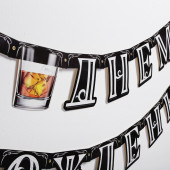 Гирлянда на люверсах "С Днем Рождения", (Jack Daniel's), 200 см   4413570