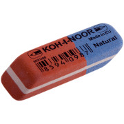 Ластик Koh-I-Noor &quot;Blue Star&quot; 80, скошенный, комбинированный, натуральный каучук, 41*14*8мм