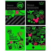 Тетрадь 48л. (линейка) BG &quot;Neon Mission&quot; 11078 неон.пантон