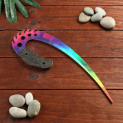 Сувенир деревянный нож 3 модификация, 5 расцветов в фасовке, МИКС 4833293
