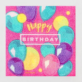 Салфетки бумажные "Happy Birthday" stars, 24х24 см, 20 шт 7756558
